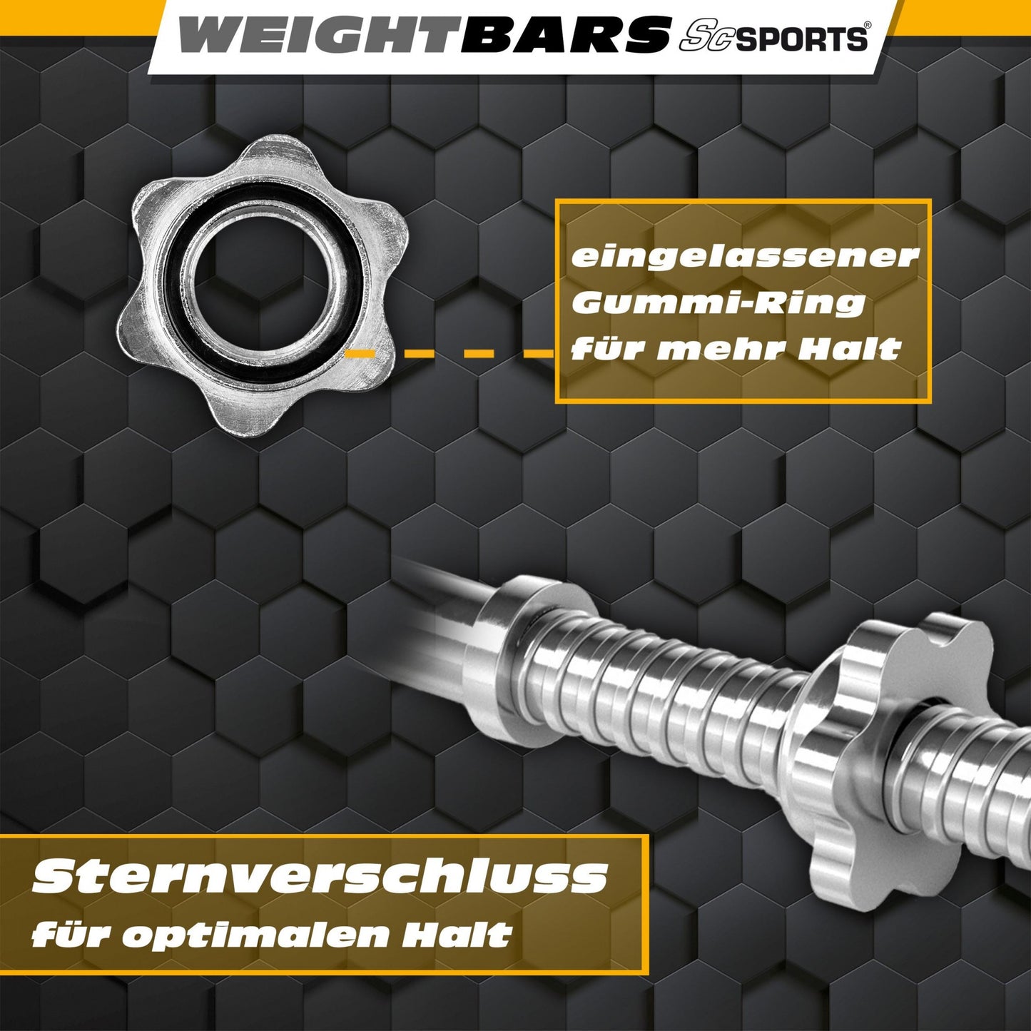 ScSPORTS EZ-Curlset 66 kg Kunststof - 30 mm