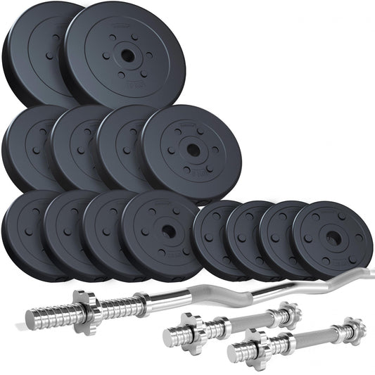 ScSPORTS EZ-Curlset 66 kg Kunststof - 30 mm