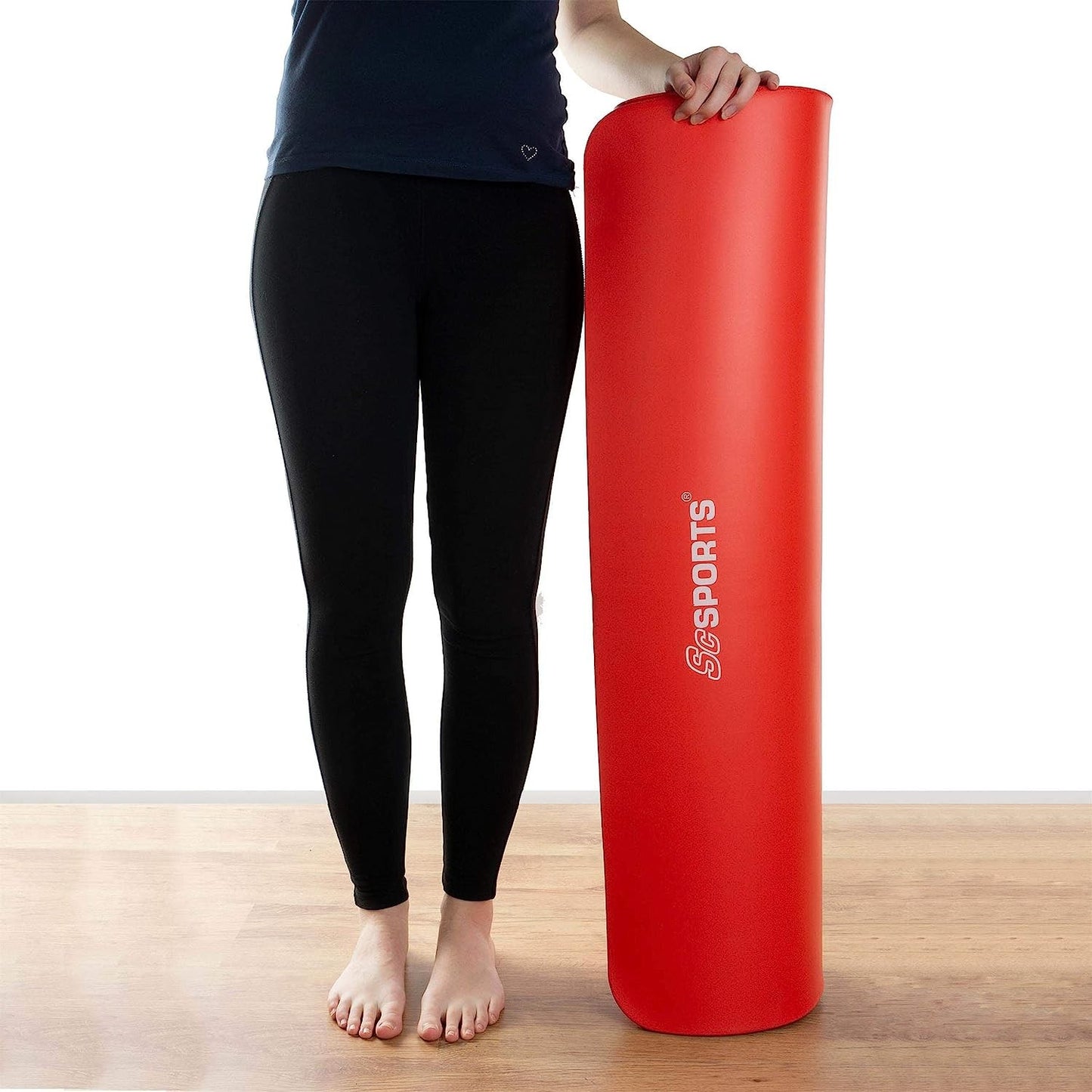 ScSPORTS Yogamat  190 cm x 80 cm x 1,5 cm - Rood