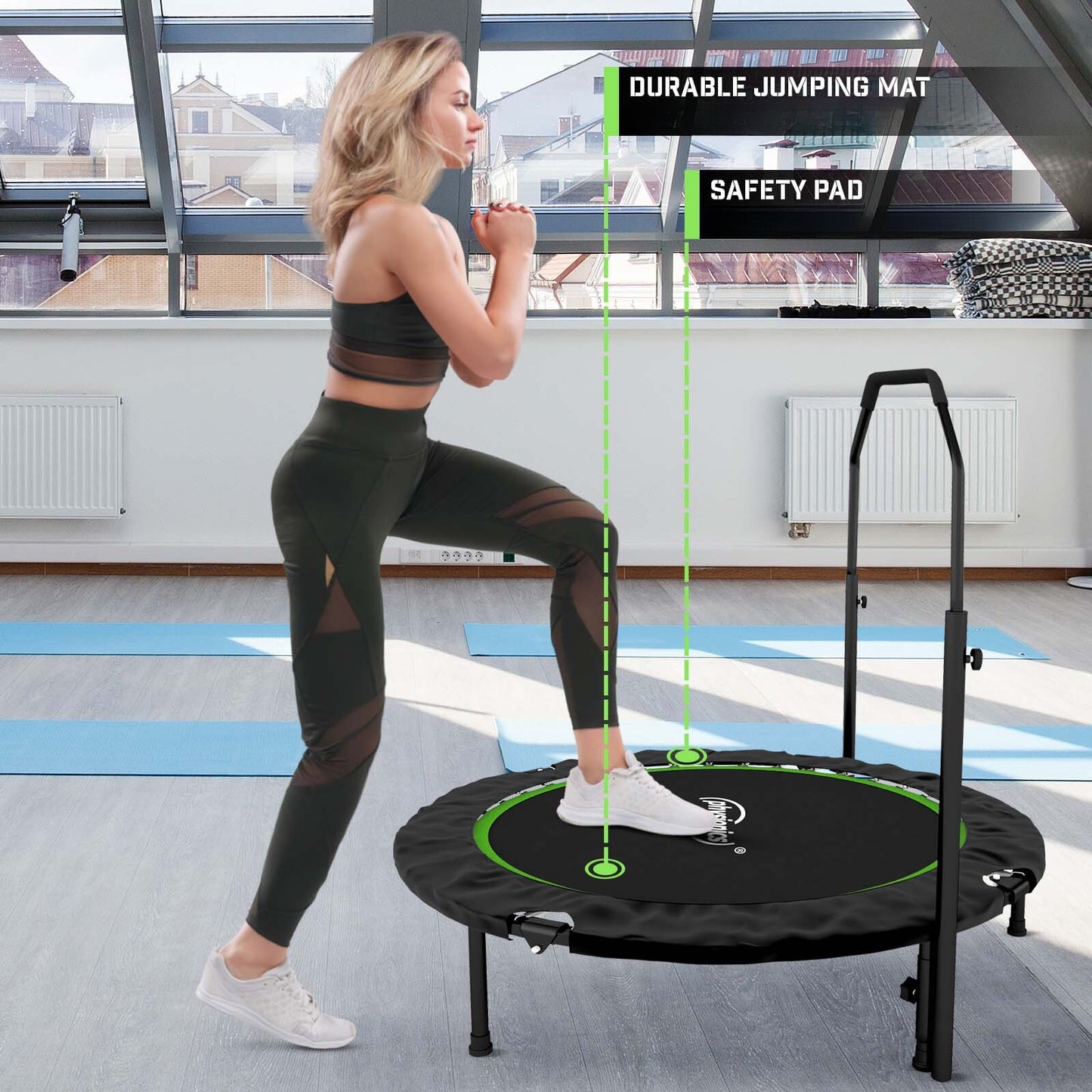 Physionics Fitness Trampoline Handgreep Diameter 101cm