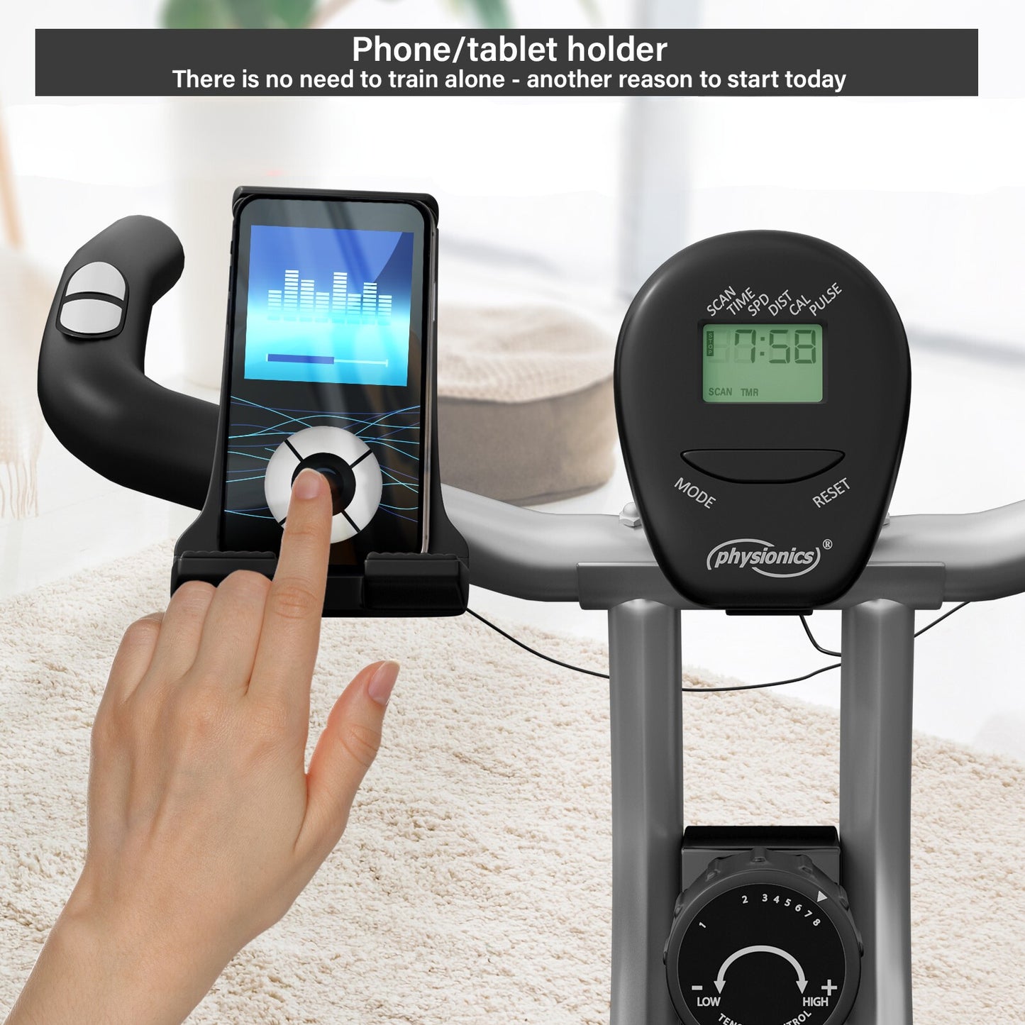 Physionics Hometrainer Spinningfiets