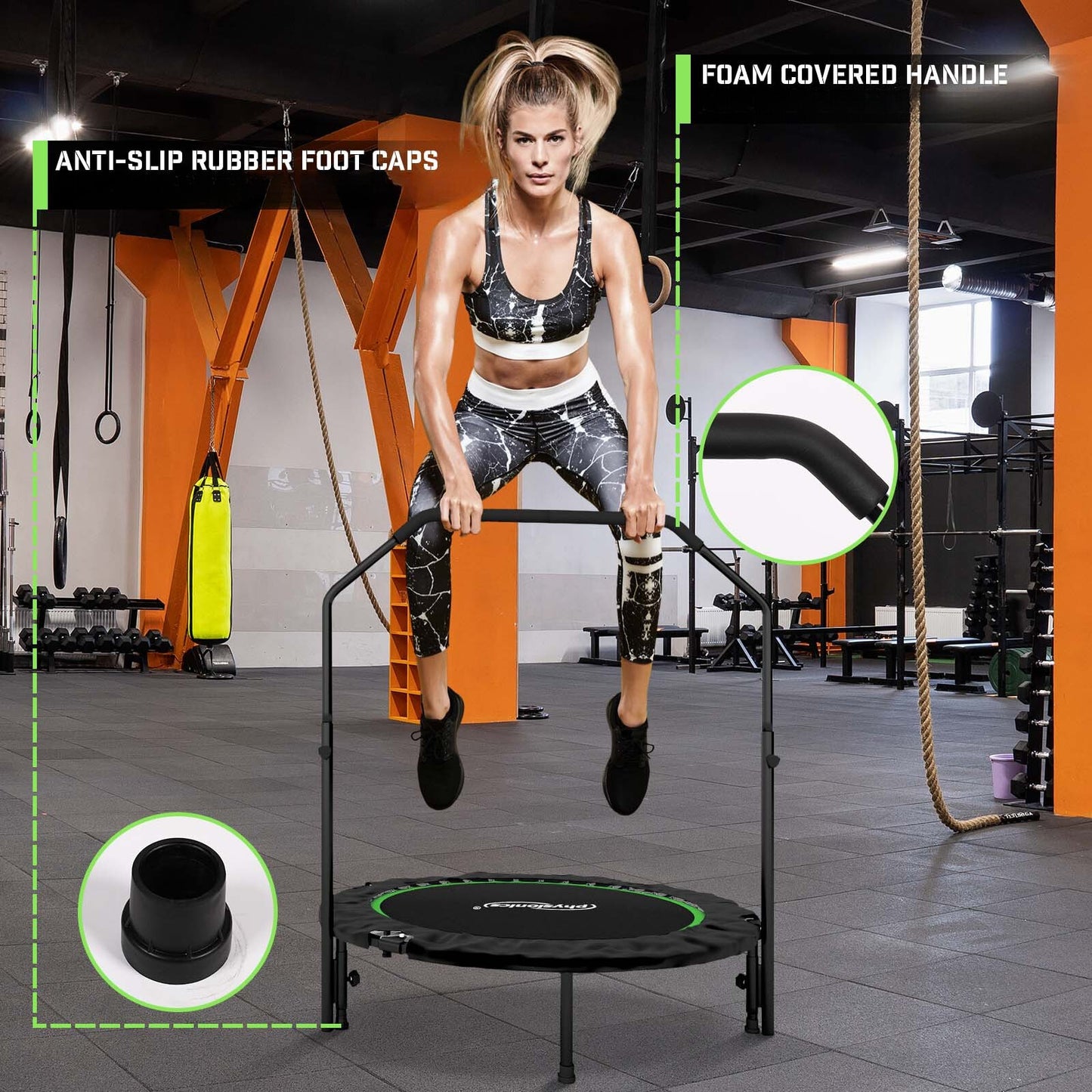 Physionics Fitness Trampoline Handgreep Diameter 101cm