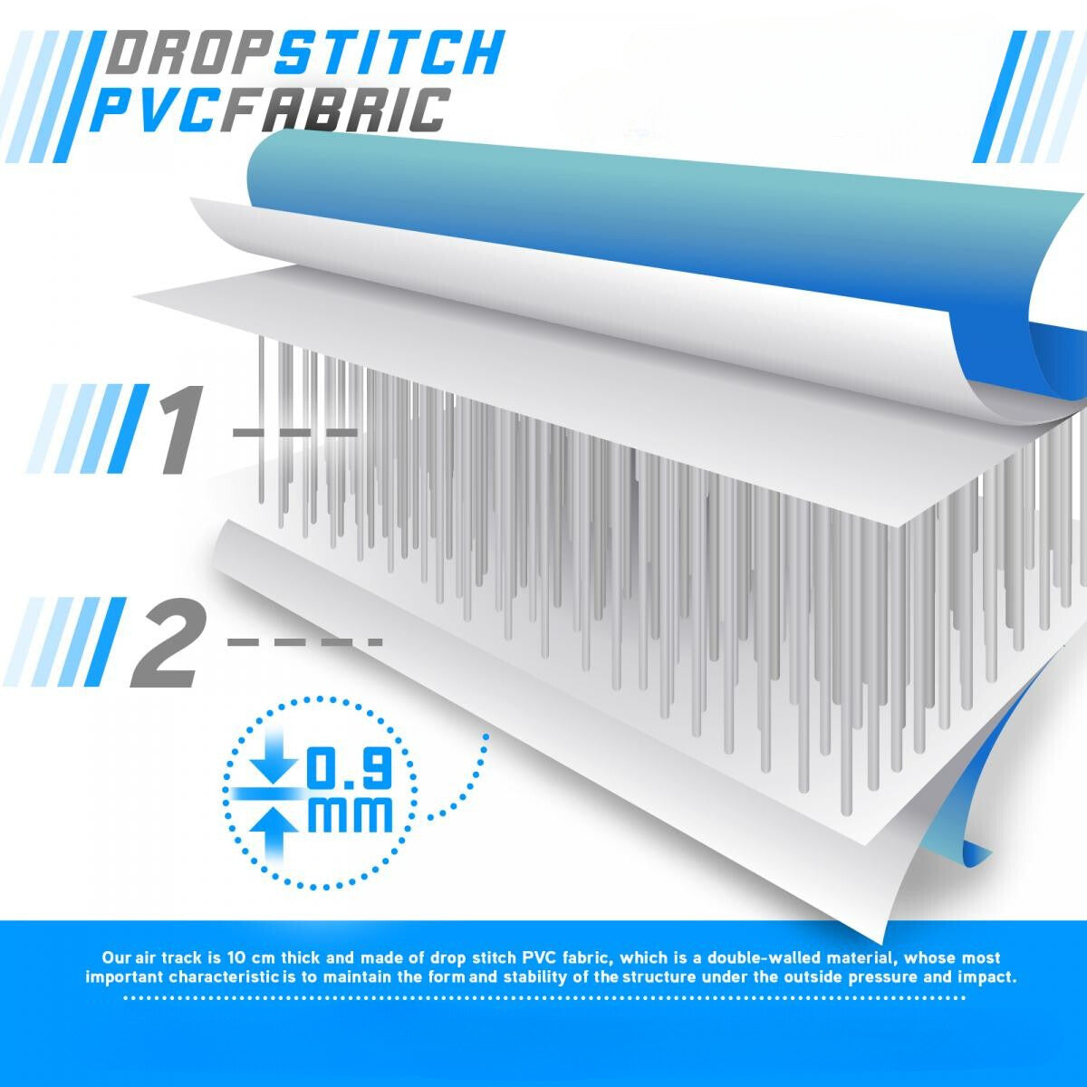 Physionics Airtrack 4 meter